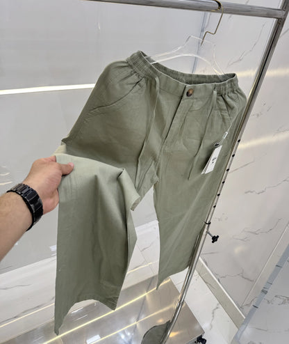 Lacost e Olive Premium Linen Trouser