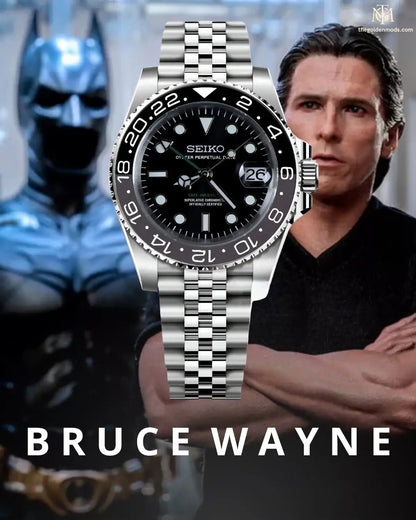 Seiko MOD GMT Master Bruce Wayne Heavy Shift Movement