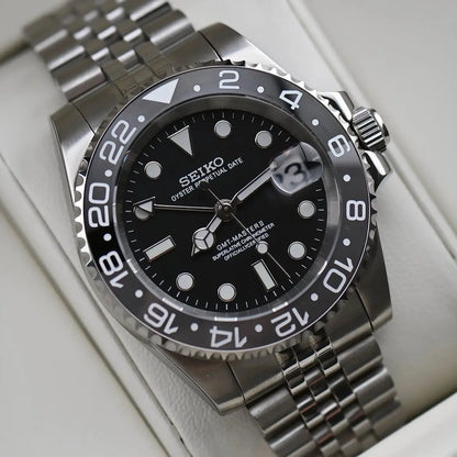 Seiko MOD GMT Master Bruce Wayne Heavy Shift Movement