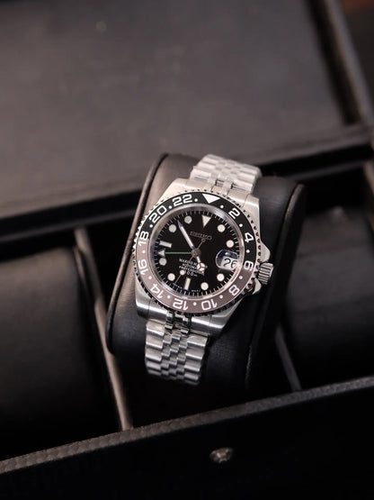 Seiko MOD GMT Master Bruce Wayne Heavy Shift Movement