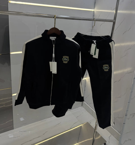 Lacost e Black Logo Work Premium Tracksuit