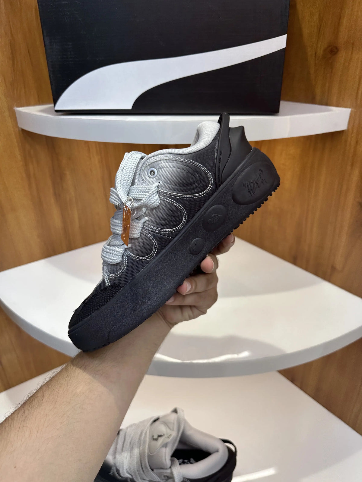 Puma_Lamelo Lafrance Gradient Black Cool Dake Grey