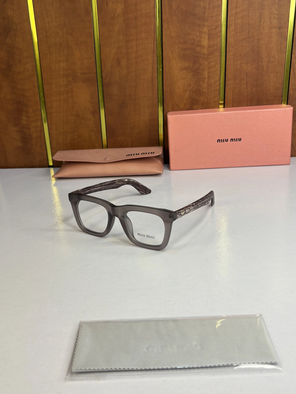 Miu Miu 5189 Grey Wooden
