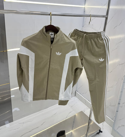Adida s Beige Logo Work Premium Tracksuit