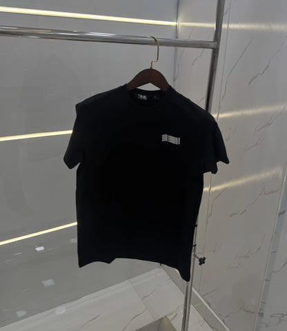 Karl Lagerfeld Black Logo Print Premium T-Shirt