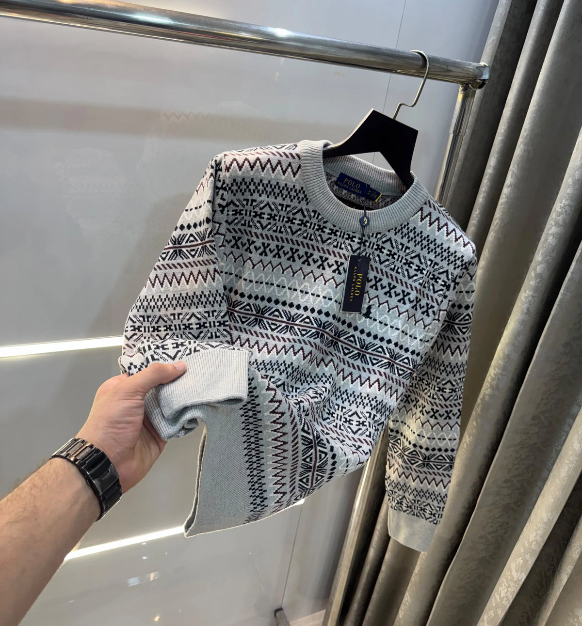 Ralph  Lauren Gery Imported Knitted Pull Over