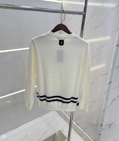 Ralp.h  Laure.n White Imported Knitted Pull Over