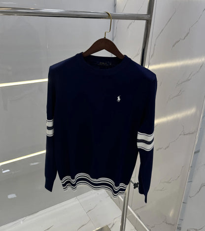 Ralp.h  Laure.n Navy Blue Imported Knitted Pull Over
