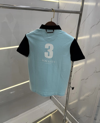 Hacket White Logo Work Premium Polo T-Shirt