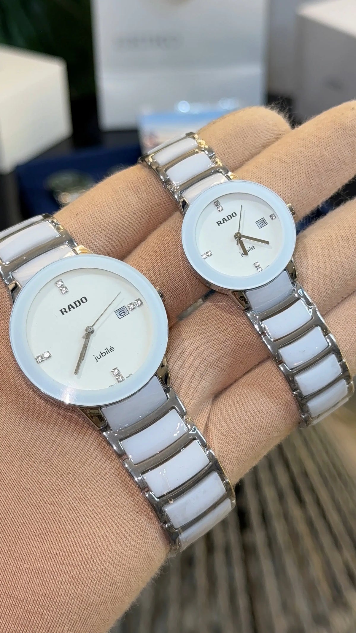 Rado Jubilee Couple White/Silver