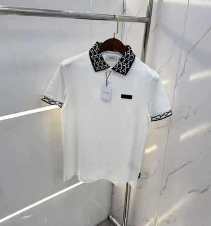 Coac h White Imported Polo T-Shirt