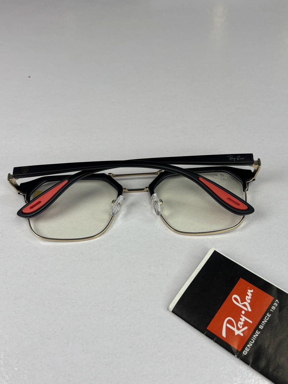 Rayban 04 Gold Black Frame