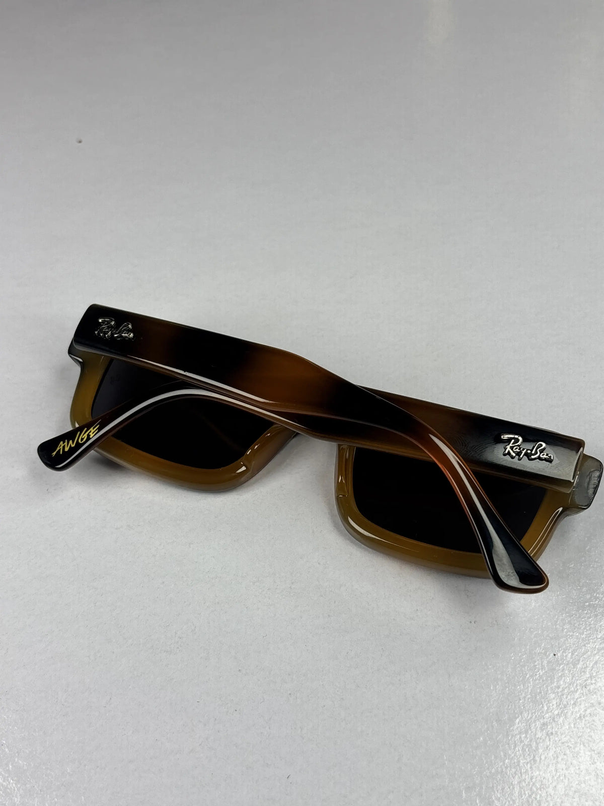 Rayban 4954 Puffer Square Tiger Brown