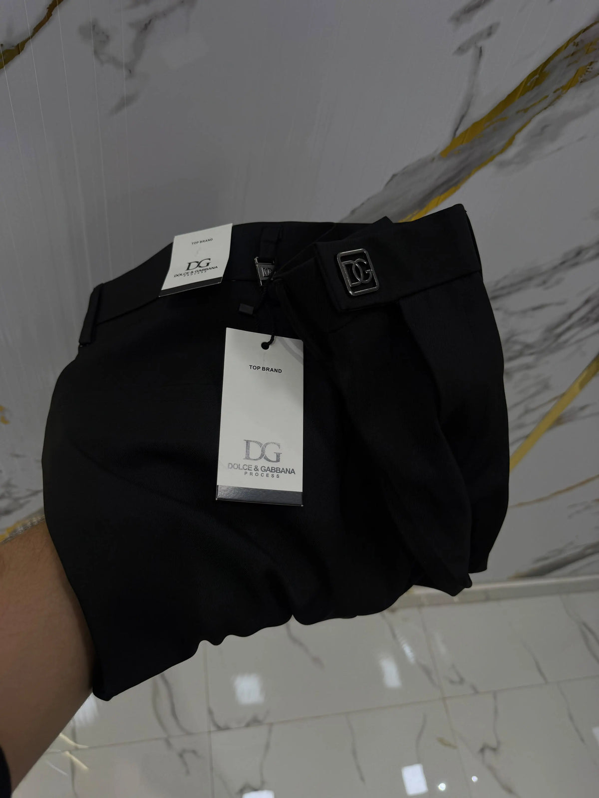 Dolce&Gabbana Black Imported Korean Trouser