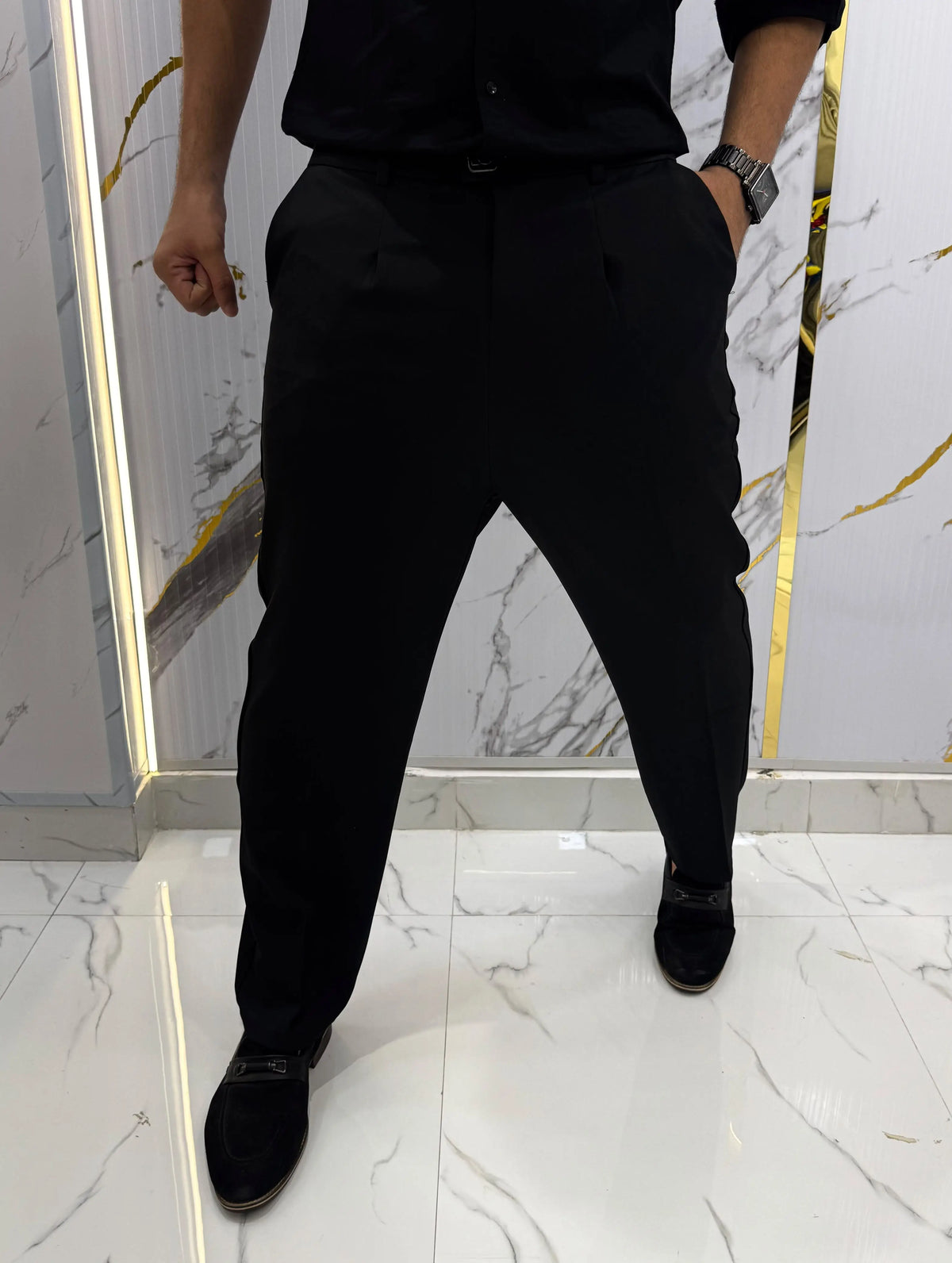 Dolce&Gabbana Black Imported Korean Trouser