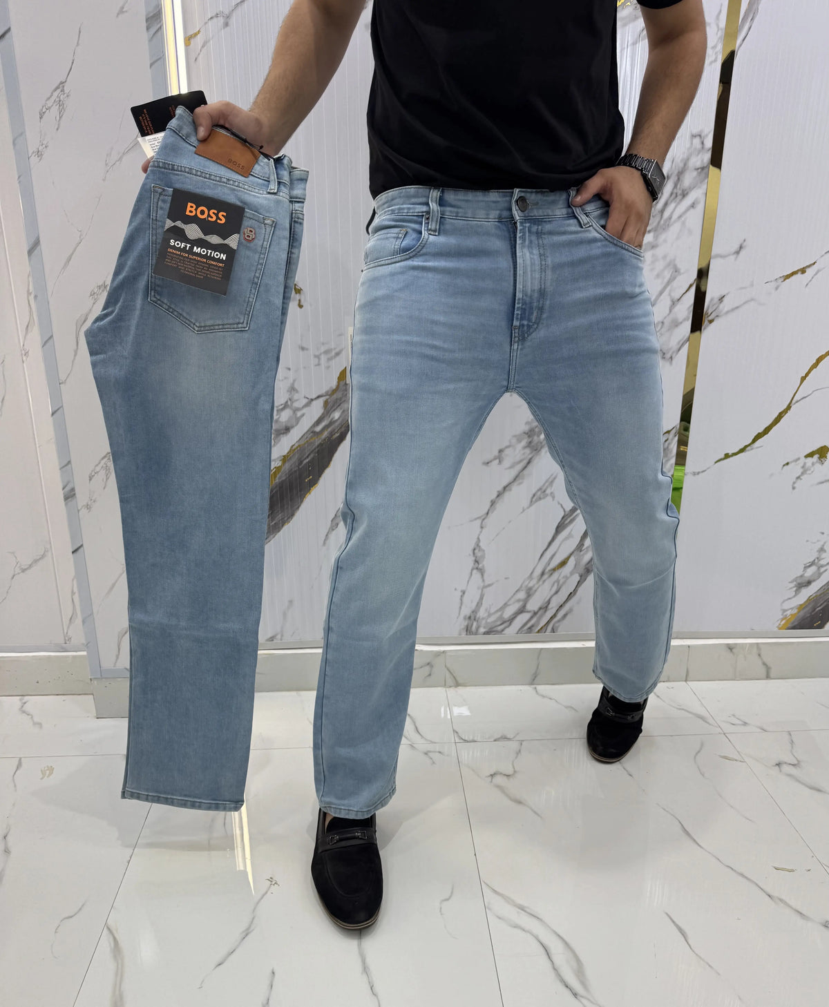 Hugo Boss Sky Blue  Limited Edtion Imported Denim