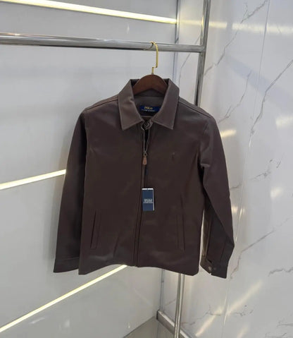 Ralph Lauren Brown Premium Leather Jacket