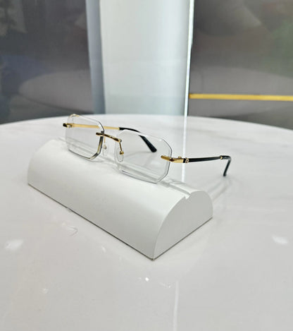 Louis Vuitto n Gold Black Premium Glasses 1103