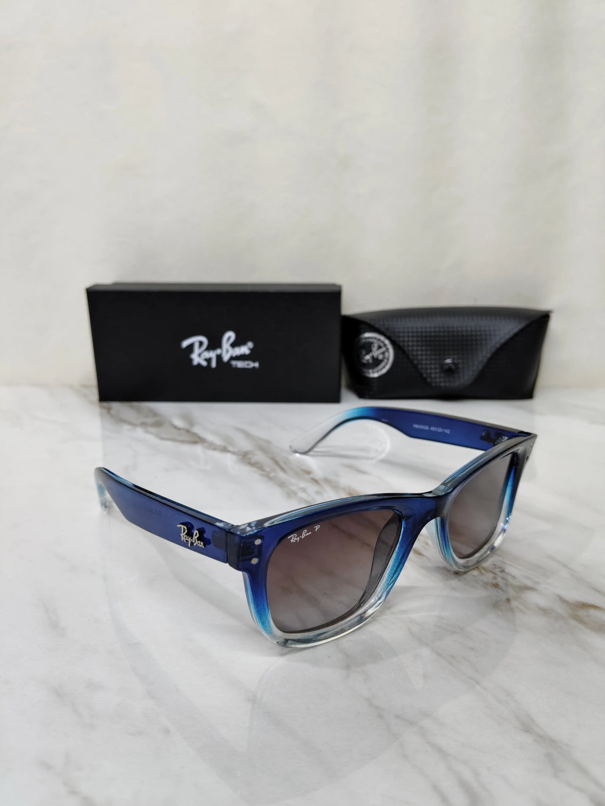 RAY BAN 0502 ICE BLUE LUXURY QUALITY