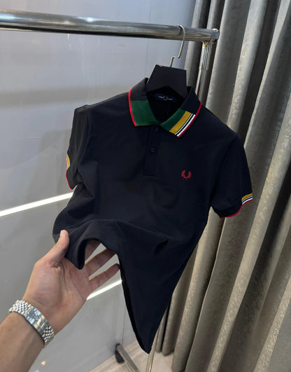 Fredperr y Blue Logo Work Premium Polo T-shirt