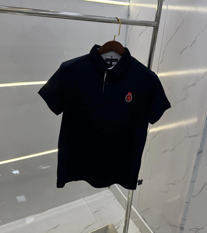 Tomm y Hilfiger Navy Blue Premium Polo T-shirt