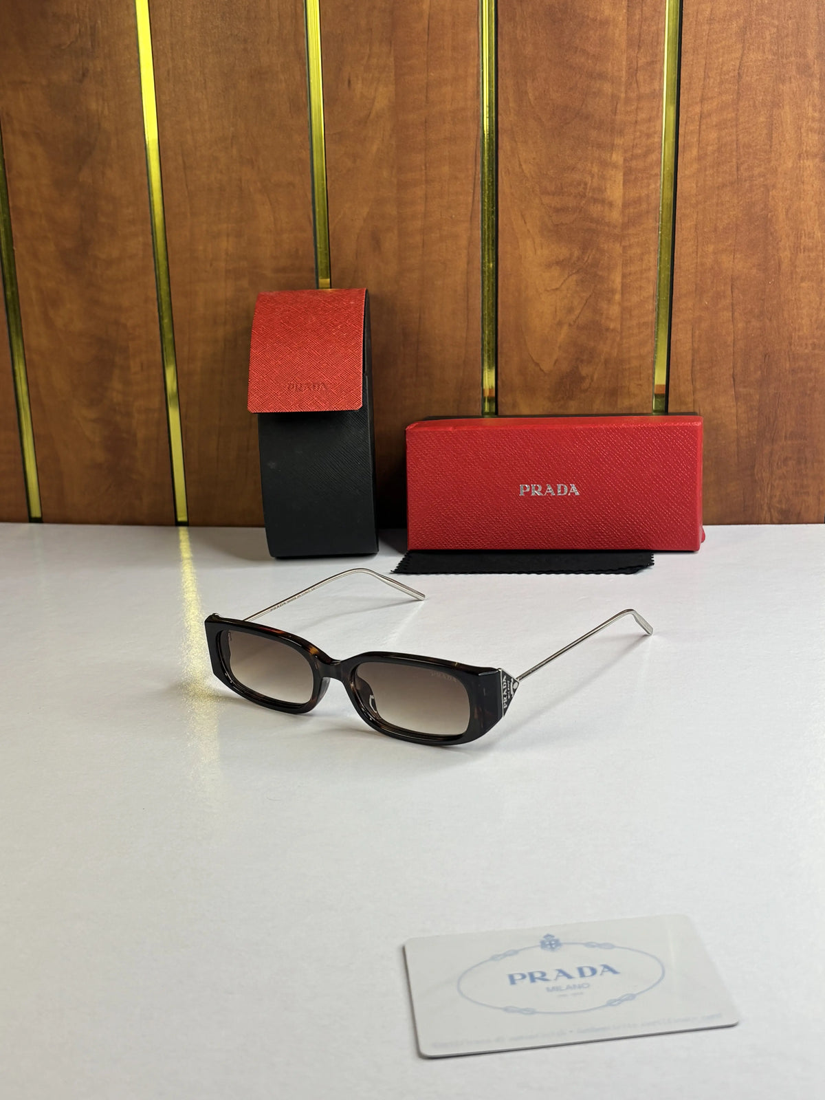 PRADA X GENTLE MONSTER EDITION TIGER BROWN