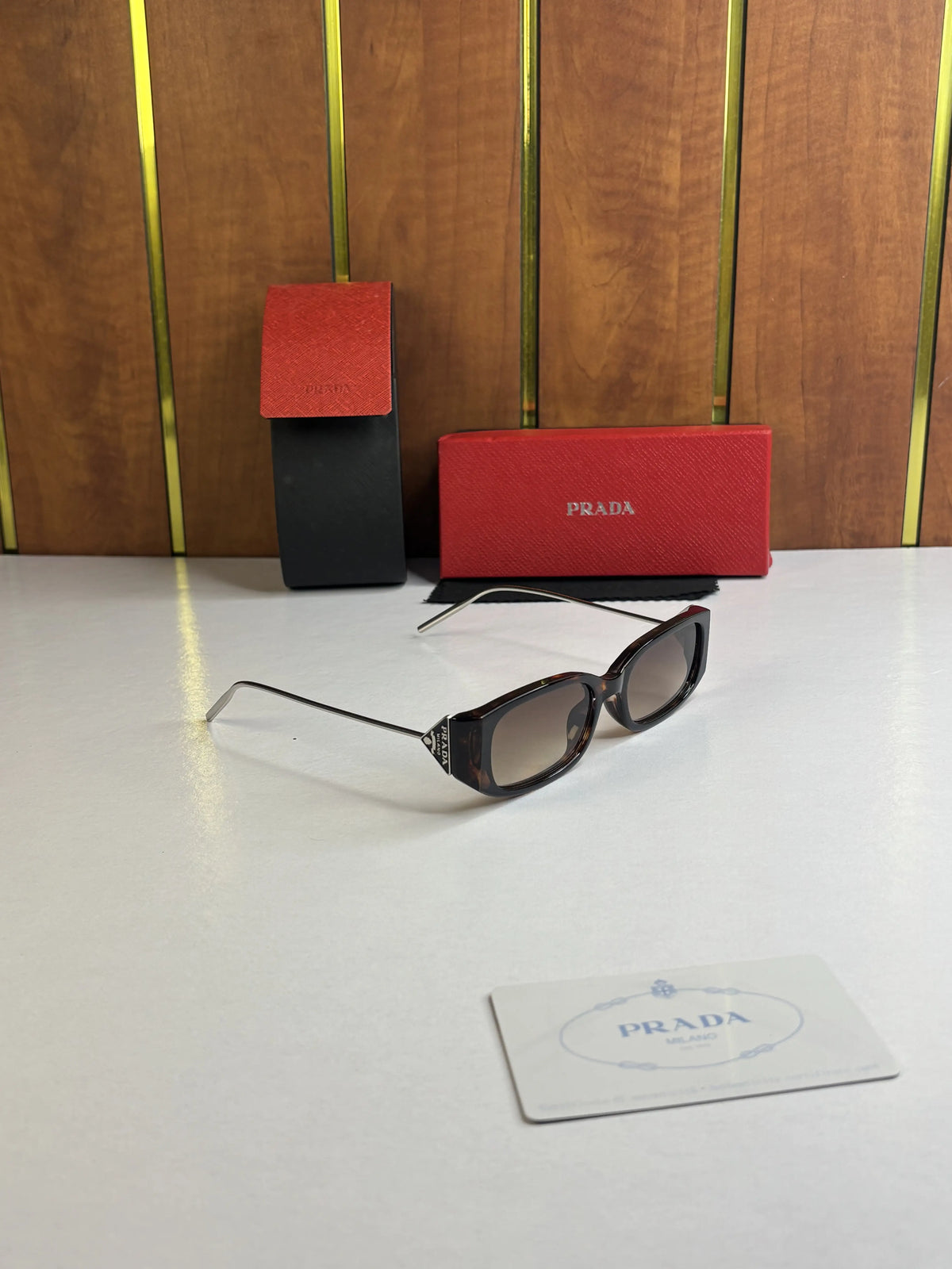 PRADA X GENTLE MONSTER EDITION TIGER BROWN