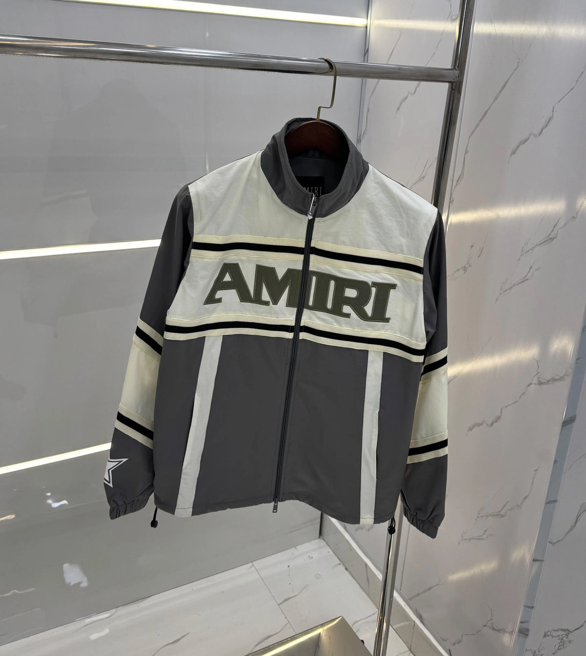 Amir i Grey Karan Aujla Imported Bomber Jacket