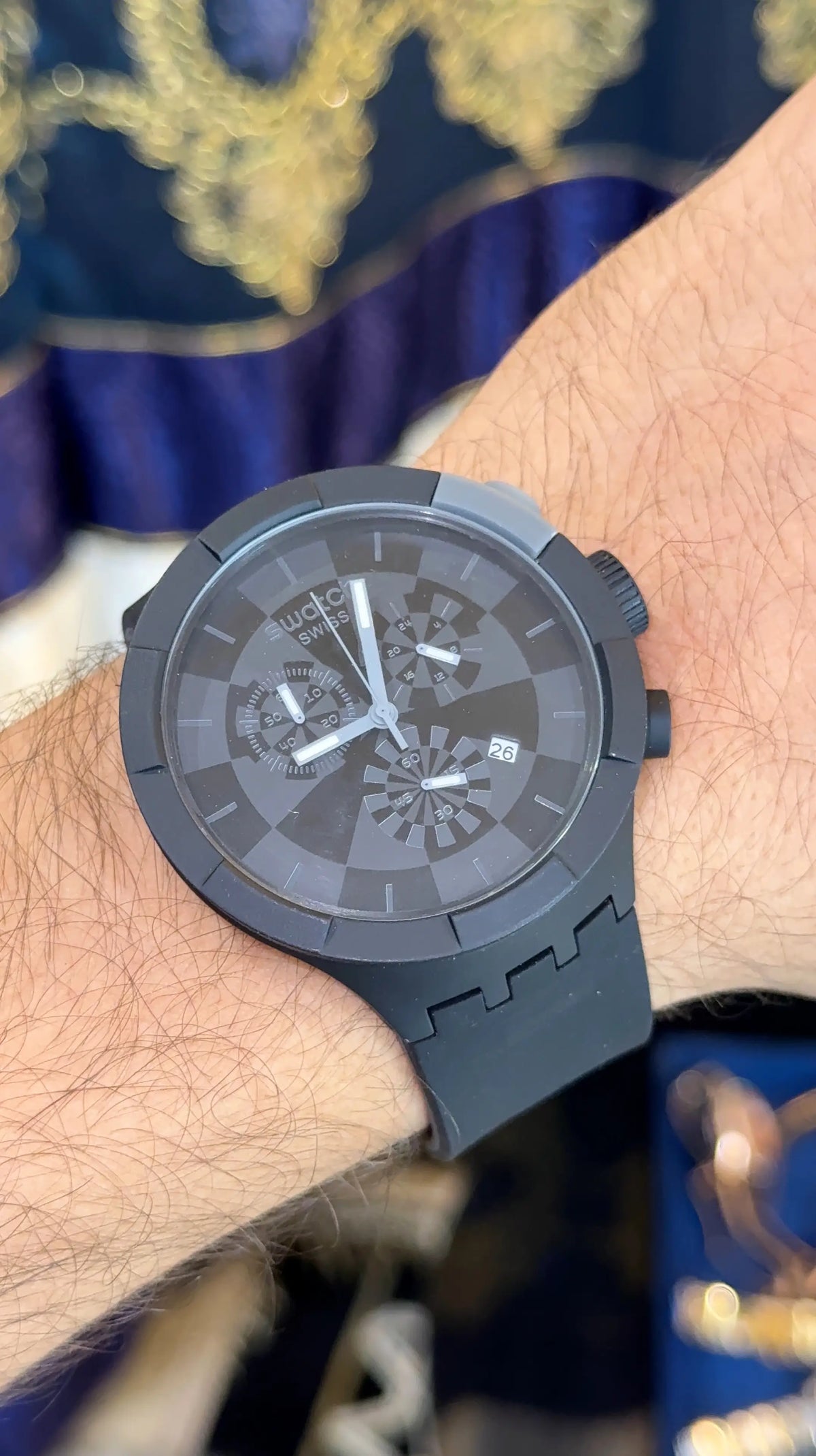 Swatch Neon Party To The Max Quartz Chronograph Unisex