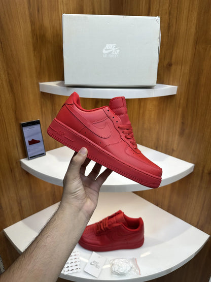 Nike_Airforce 1 Triple Red Sneakers