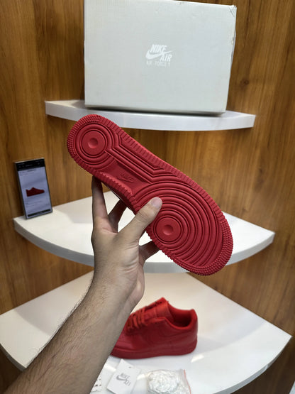 Nike_Airforce 1 Triple Red Sneakers