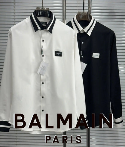 Balmai n Paris Logo Print Premium Shirt With Original Box