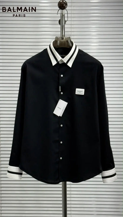 Balmai n Paris Logo Print Premium Shirt With Original Box