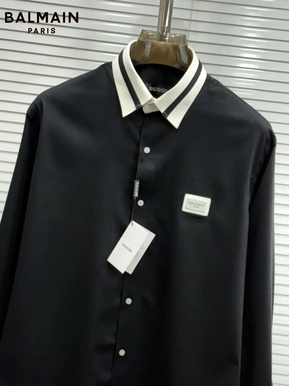 Balmai n Paris Logo Print Premium Shirt With Original Box