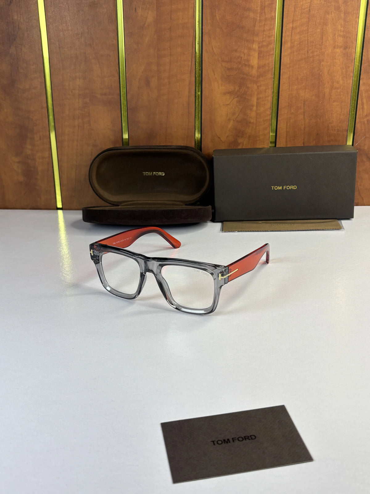 Tomford 259 Grey Orange Frame