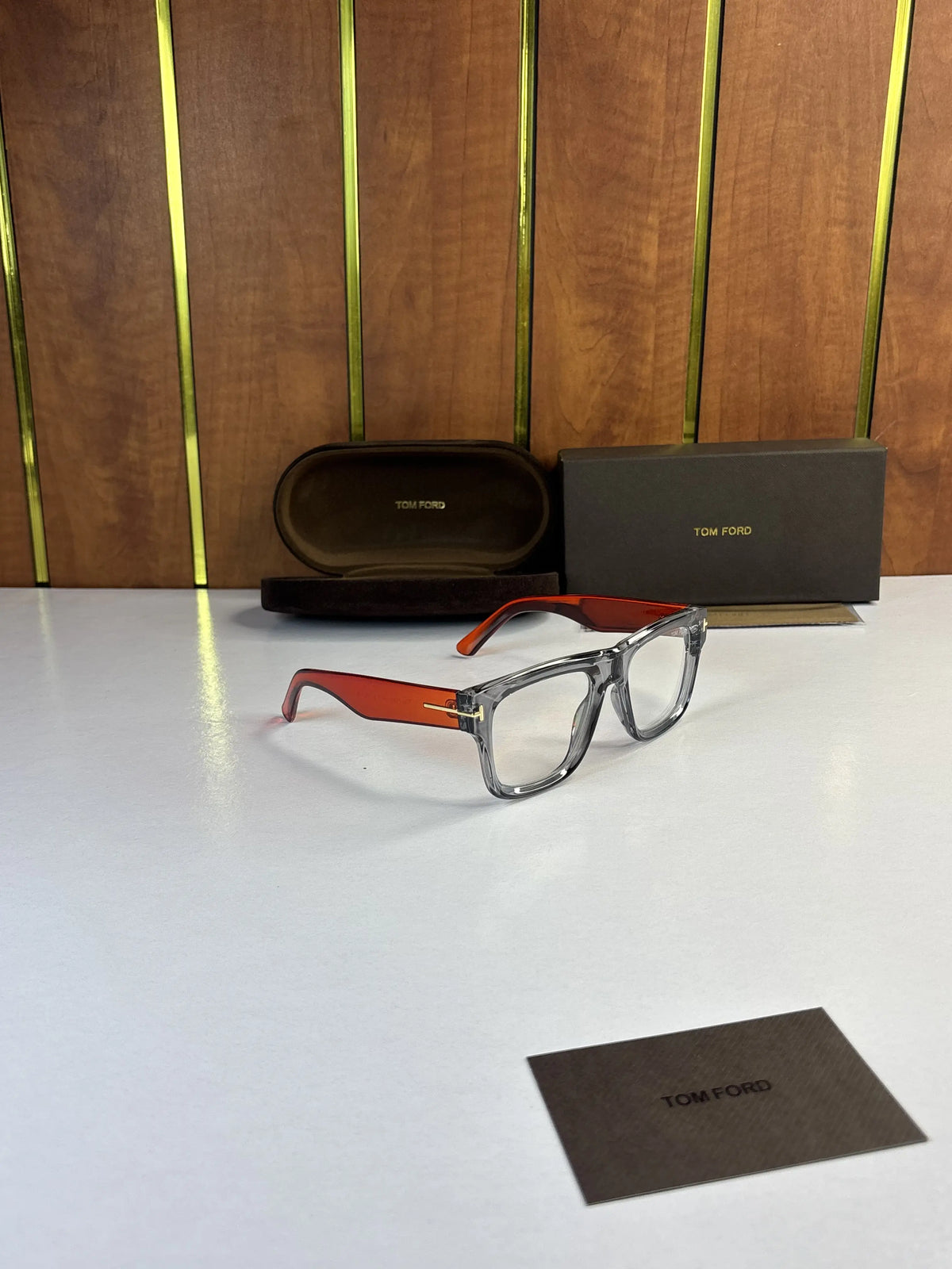 Tomford 259 Grey Orange Frame