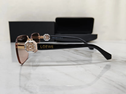 LOEWE 18333 PEACH PINK SHADED BLACK