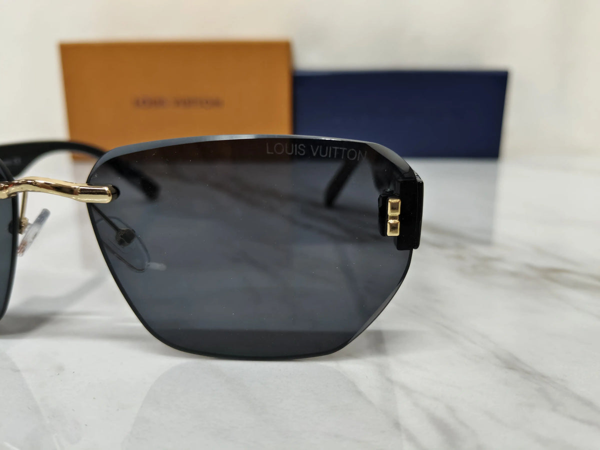 LOUIS VUITTON 58193 BLACK BLUE MONOGRAM