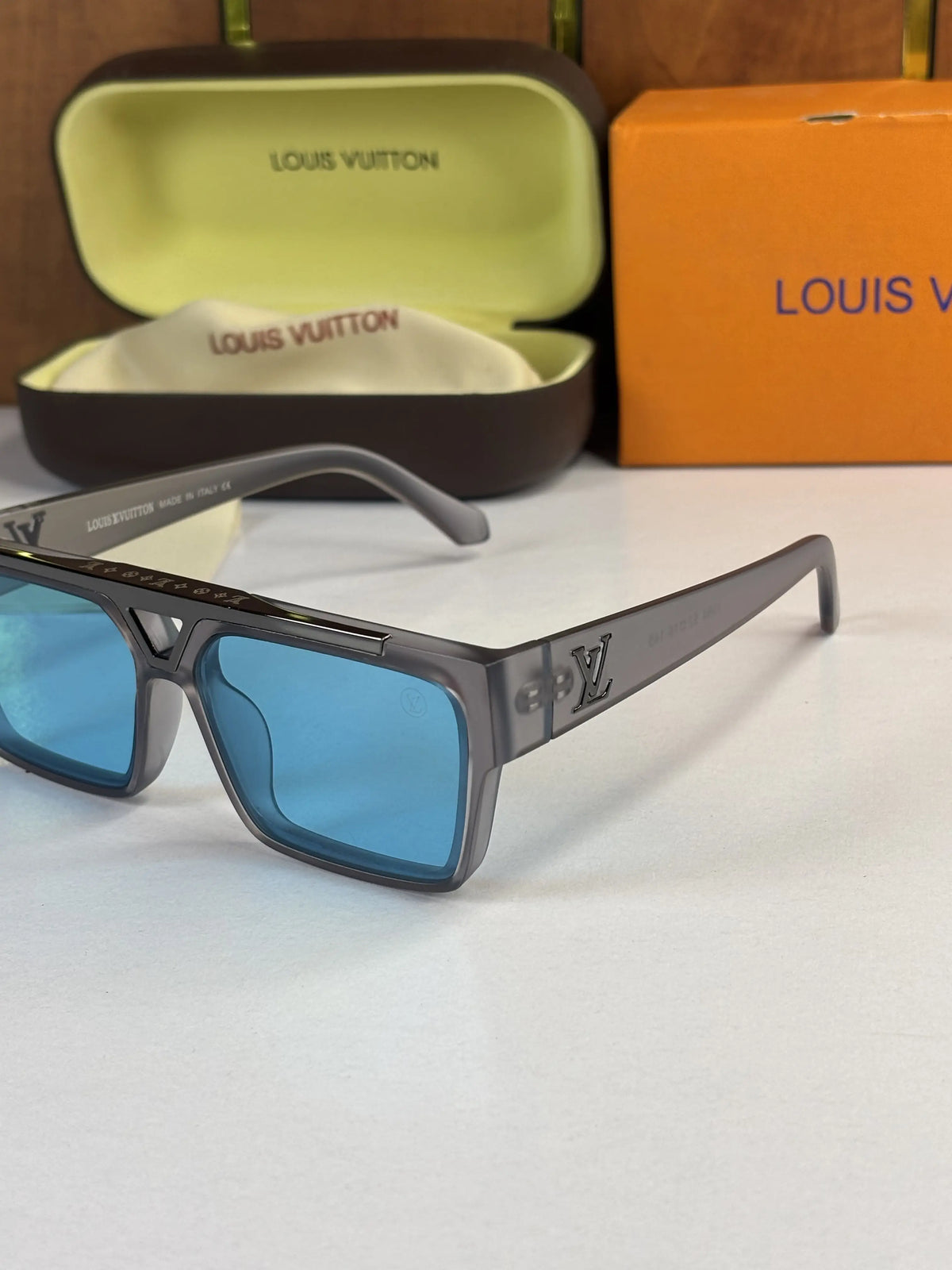 Louis Vuitton 1984 Grey Blue Candy