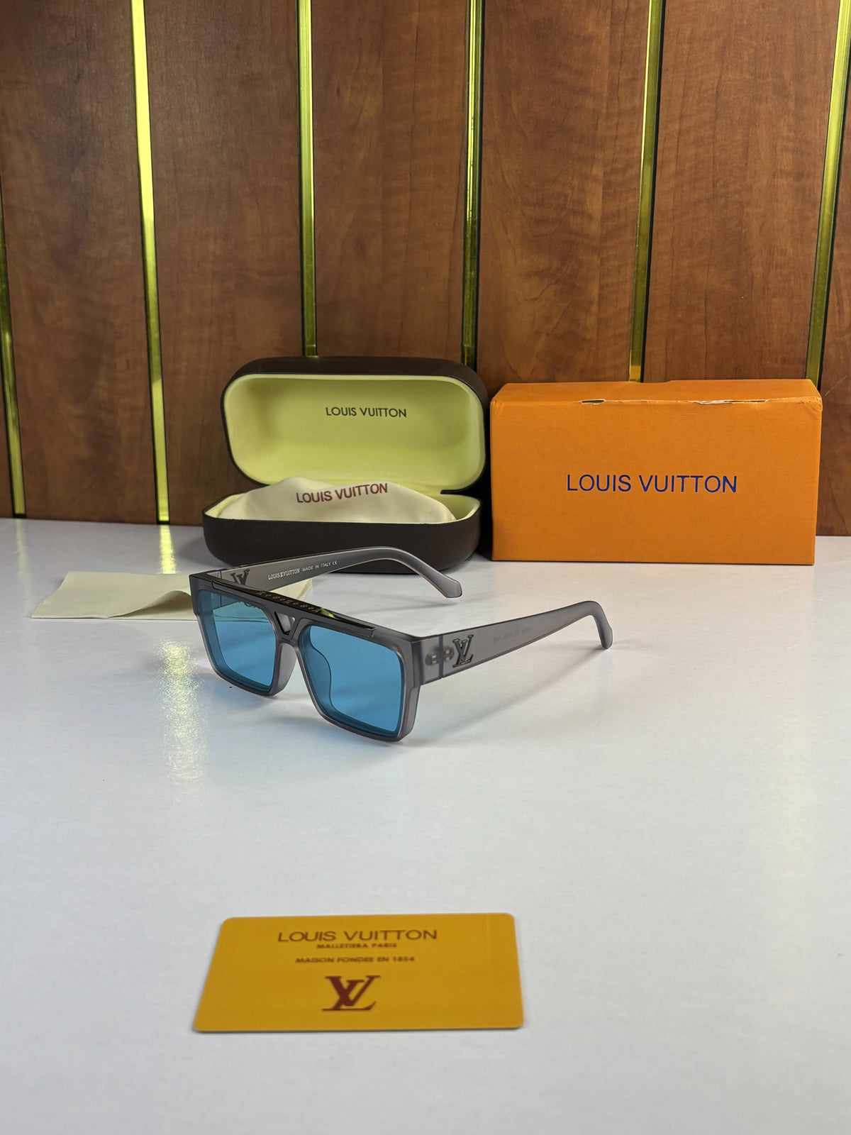 Louis Vuitton 1984 Grey Blue Candy