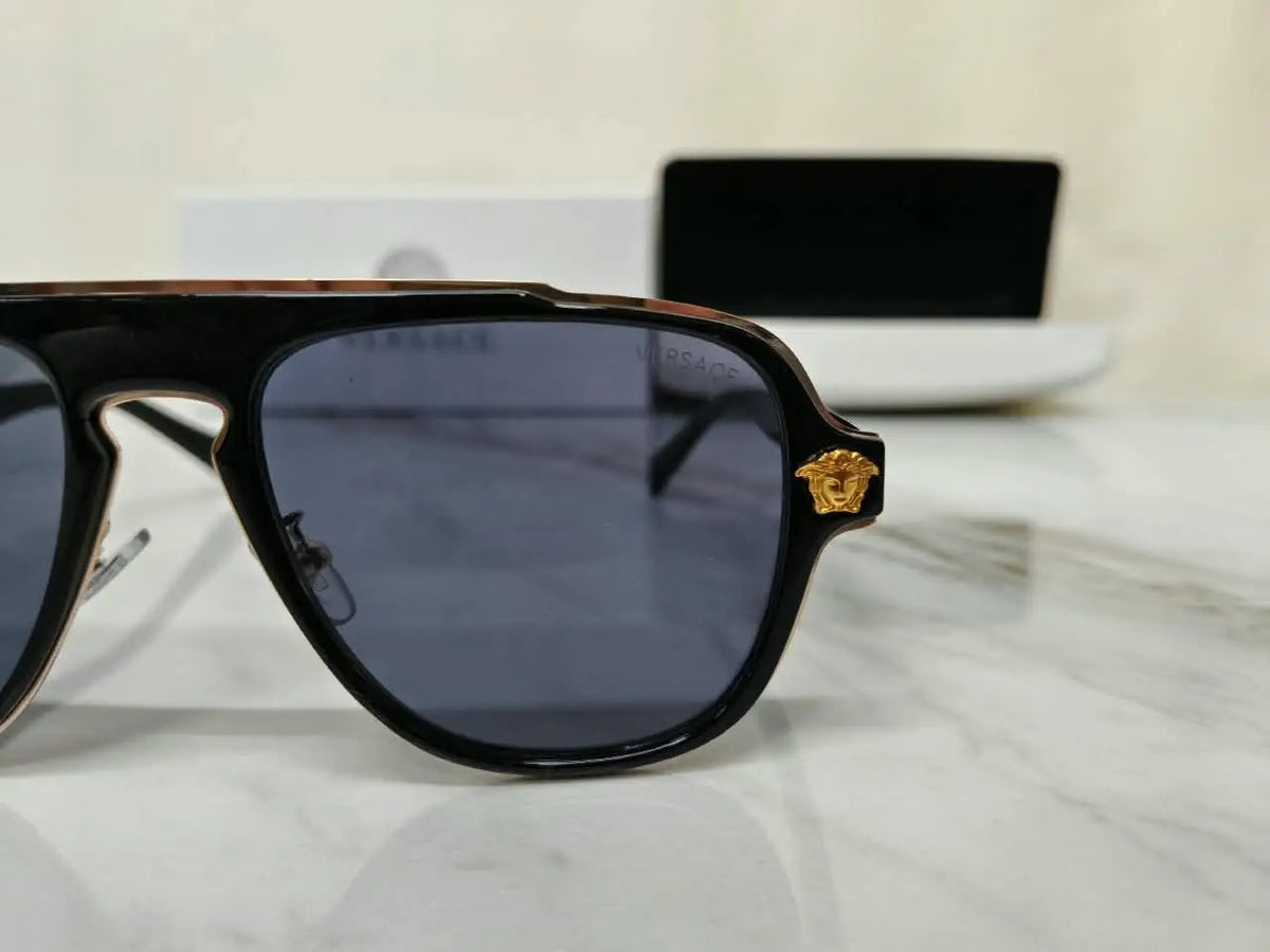 VERSACE 4108 BLACK GOLD LUXURY SHADES