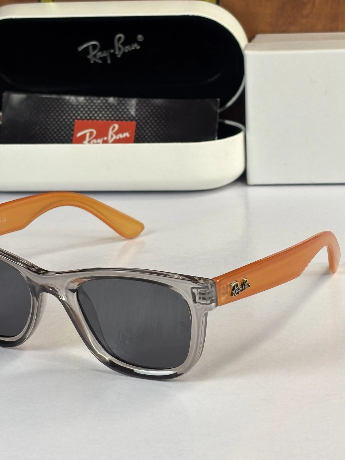 Rayban 0502 Orange Black