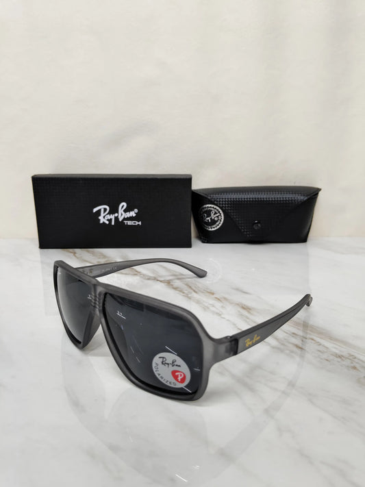 RAY BAN 4760 GREY BLACK MATT PREMIUM SHADES 