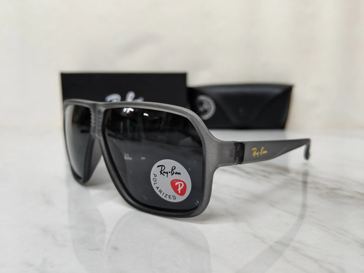 RAY BAN 4760 GREY BLACK MATT PREMIUM SHADES