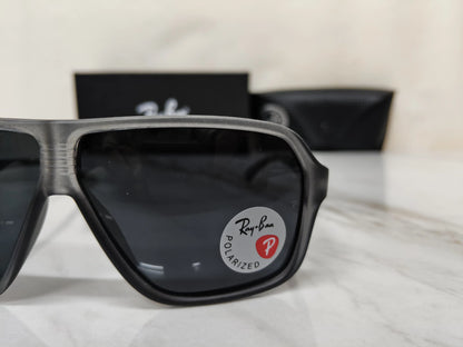 RAY BAN 4760 GREY BLACK MATT PREMIUM SHADES