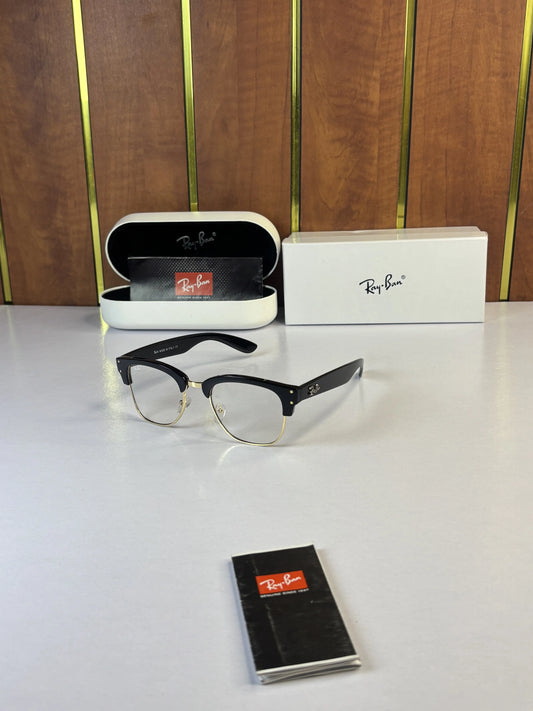 Rayban Clubmaster 0504 Gold Black Frame  