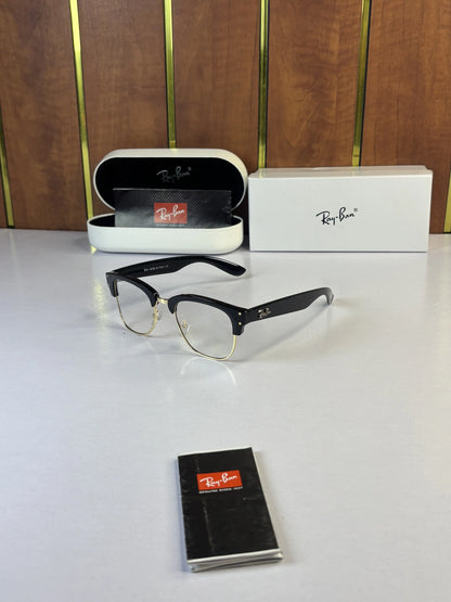 Rayban Clubmaster 0504 Gold Black Frame