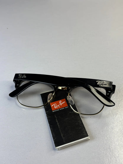 Rayban Clubmaster 0504 Gold Black Frame