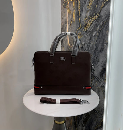 Burberr y Brown Luxury Premium Imported Laptop Bag