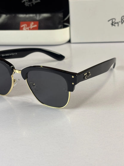 Rayban Clubmaster 0504 Gold Black